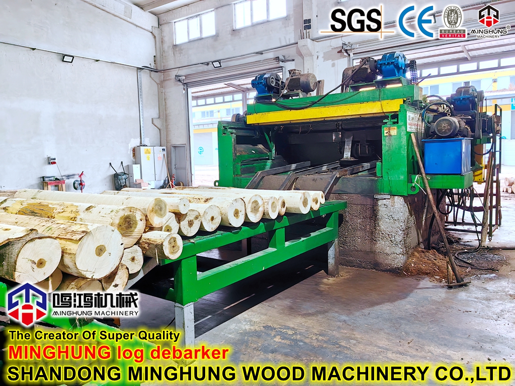 600MM Log Core Veneer Membuat Mesin Pengupas Log Clipper Shredder untuk Produksi Kayu Lapis 