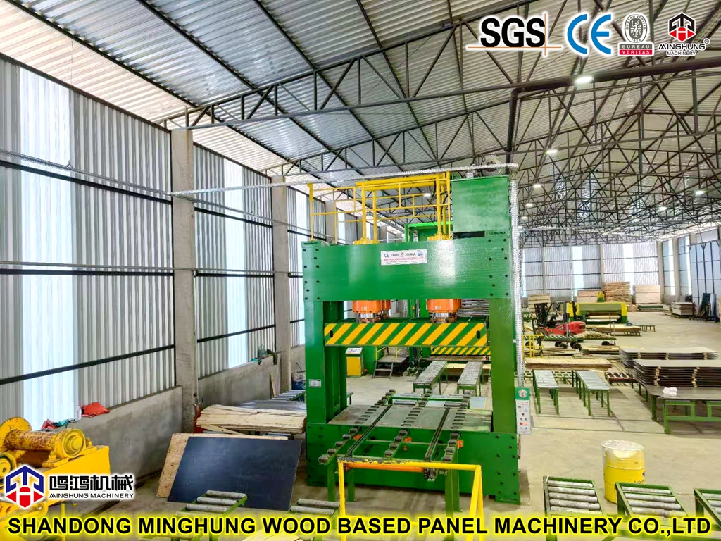 Plywood Cold Press dari Shandong MINGHUNG mesin
