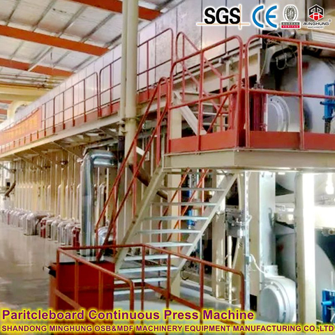 MINGHUNG tekan datar kontinu untuk produksi OSB