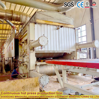 OSB-dedicated dedicated flat-pressing hot press