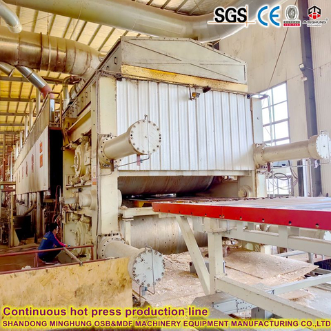 OSB-dedicated dedicated flat-pressing hot press