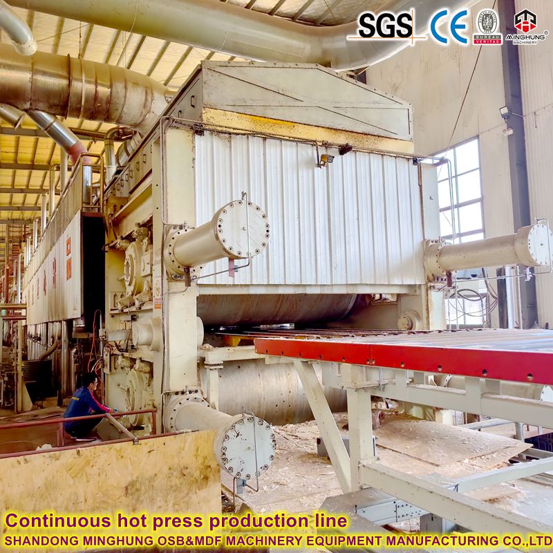 OSB-dedicated dedicated flat-pressing hot press