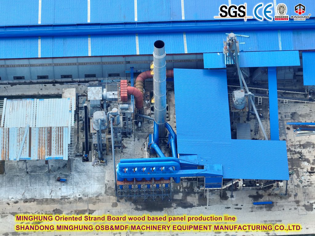 MINGHUNG Jalur produksi panel berbasis papan berorientasi papan berorientasi