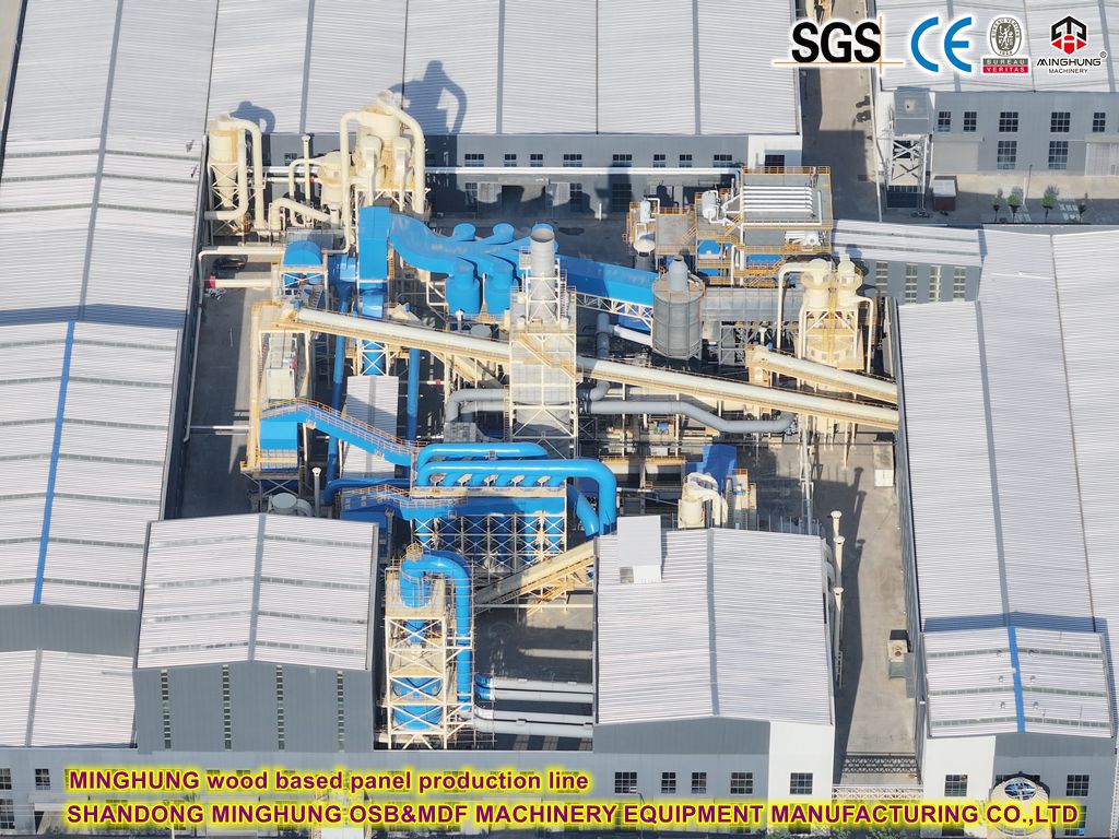 MINGHUNG Panel Berbasis Kayu OSB Lini Produksi