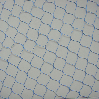 Polyester sky blue color 30gsm ornamental netting used to create simple decorative partitions