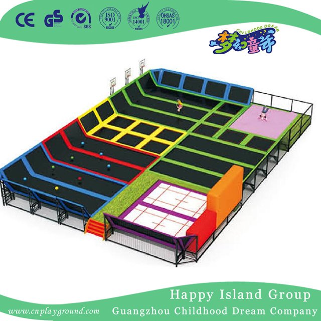 Große Innenkommerzielle Kinder spielen Trampolin Spielplatz zum Verkauf (HF-19705)
