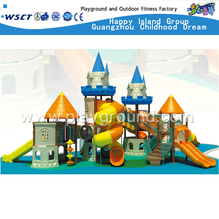 Großer Schloss-galvanisierter Stahlspielplatz im Freien für Kinderspiel (HD-2203)