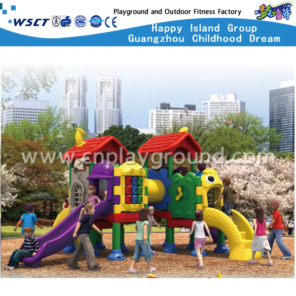 Kleine Multi-Slide-Plastikspielgeräte für Kleinkinder (HA-10101)