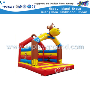 卡通猴子儿童跳蹦床充气城堡 (HD-9909)