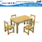 Kinder Massivholz Rechteck Tisch Möbel für vier (M11-07205)