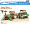 Neue Design Outdoor Kinder Zug Themen Galvanisierten Stahl Spielplatz mit Rutsche Ausrüstung (HD-4201)