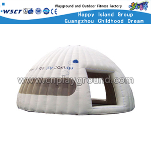 Kundenspezifisches aufblasbares Kuppelzelt im Freien mit aufblasbarer Basis für Vergnügungspark (HD-9704)