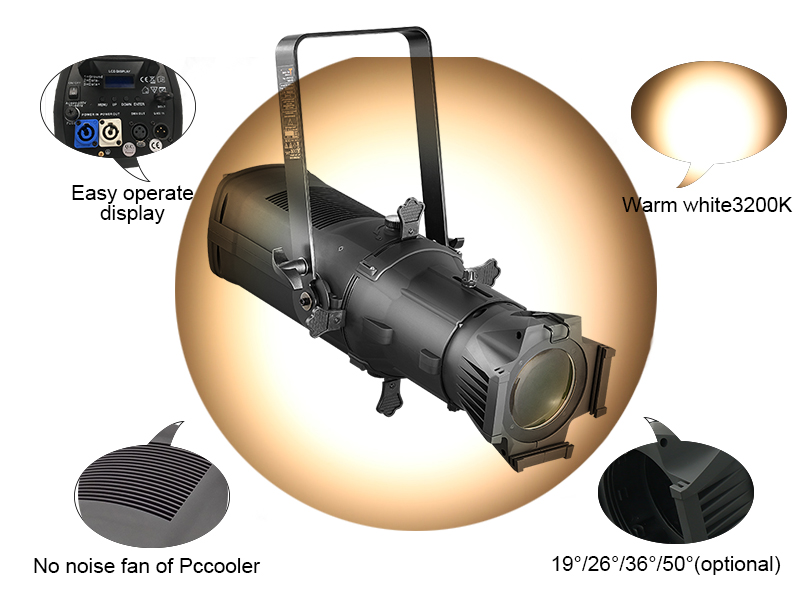 Foco LED de perfil de 200w.