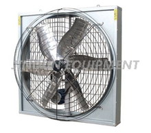 Hanging Type 6pcs stainless steel blade exhaust box Cooling Fan for dairy house air ventilation