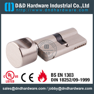 Cilindro de latón con llave y cerradura giratoria-DDLC001