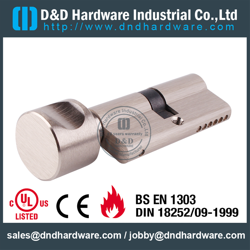 Chave de latão e cilindro giratório-DDLC001