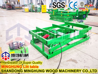 Hardwood Mix Line Pemrosesan Vener Hasil Tinggi 