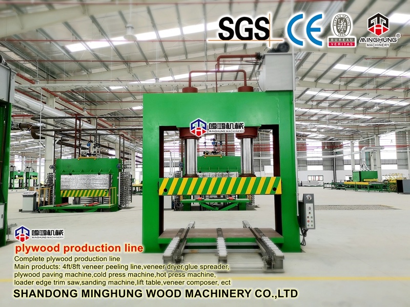 Mesin Press Hidrolik untuk Pre-Pressing Plywood Sheet