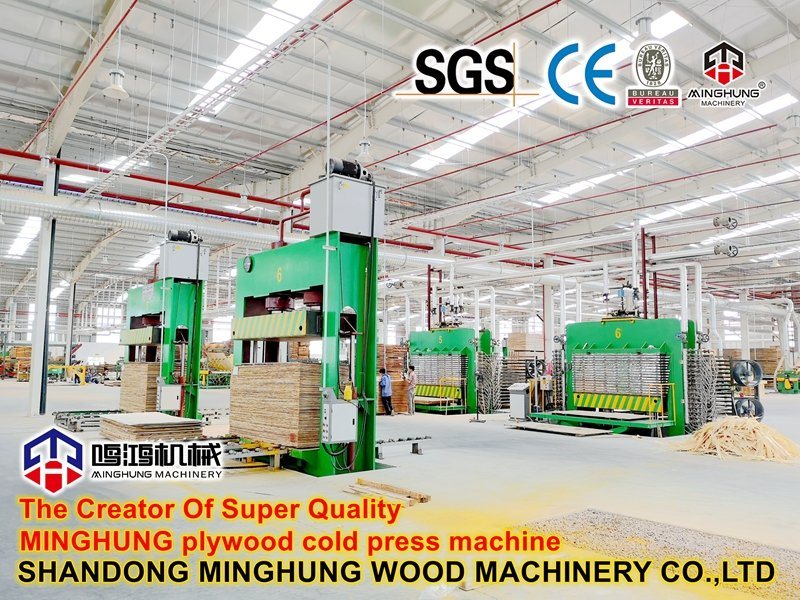 Mesin Press Cold Plywood Veneer Hidrolik untuk Mesin Woodworking