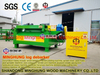 Mesin Debarking Log Kayu 4 kaki dengan Crusher