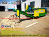 Mesin Debarking Log Kayu 4 kaki dengan Crusher