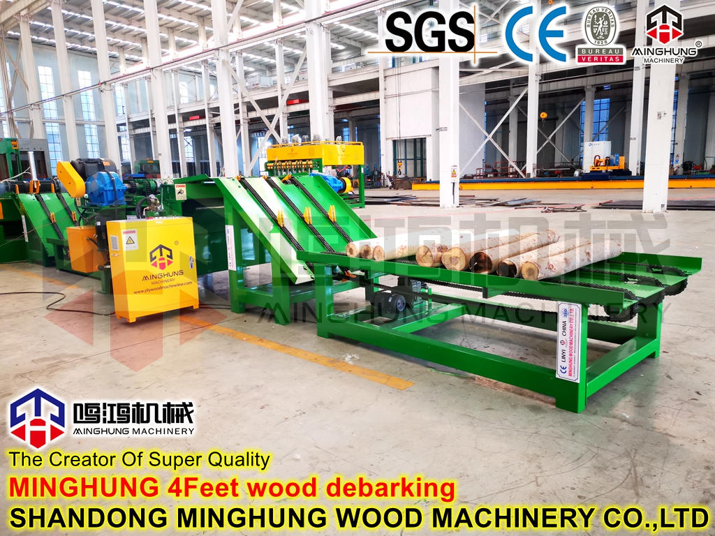 debarking kayu
