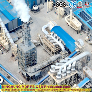 1000 m³/hari 6mm lini produksi MDF yang cepat berpotongan cepat 