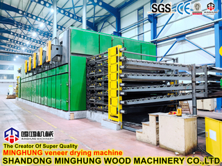 Pengering kayu lapis rak multi-lapisan