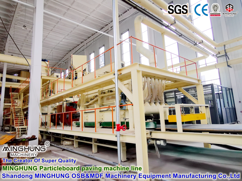 Shandong Produsen Mesin Peralatan Lini Produksi Papan Partikel OSB