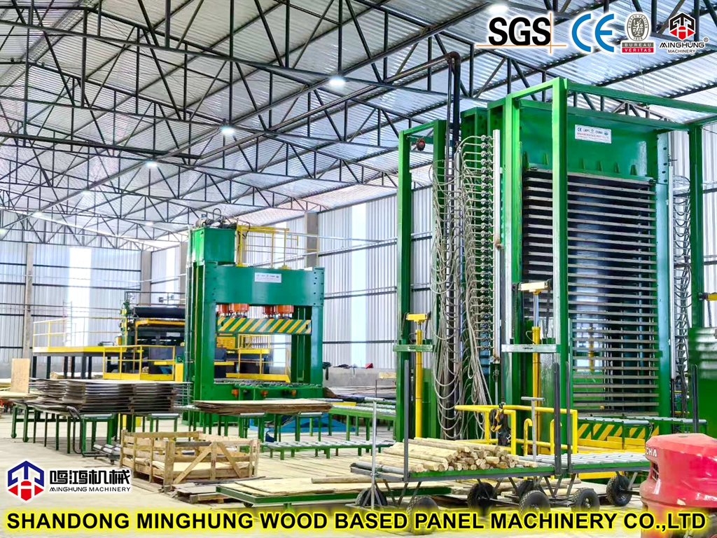 MINGHUNG lini pers kayu lapis