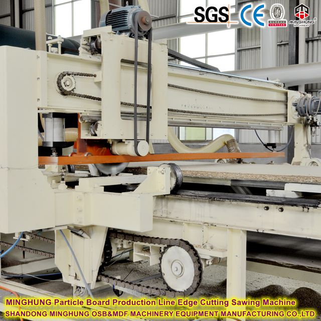 MINGHUNG Papan Produksi Papan Produksi Mesin Gergaji Pemotongan Tepi