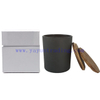 Wedding Decoration Centerpieces White Black Matte Frosted Glass Candle Holder And Custom Package