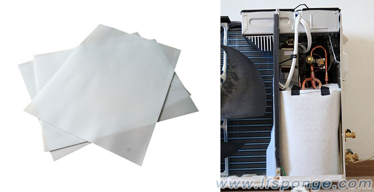Air conditioning compressor insulation melamine foam