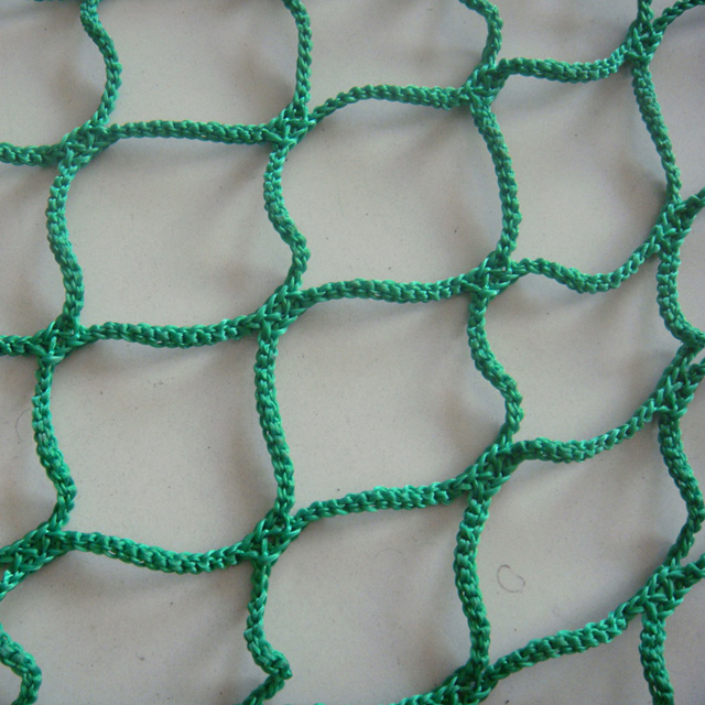 PP with UV 220gsm green color cargo net, container net,packing net