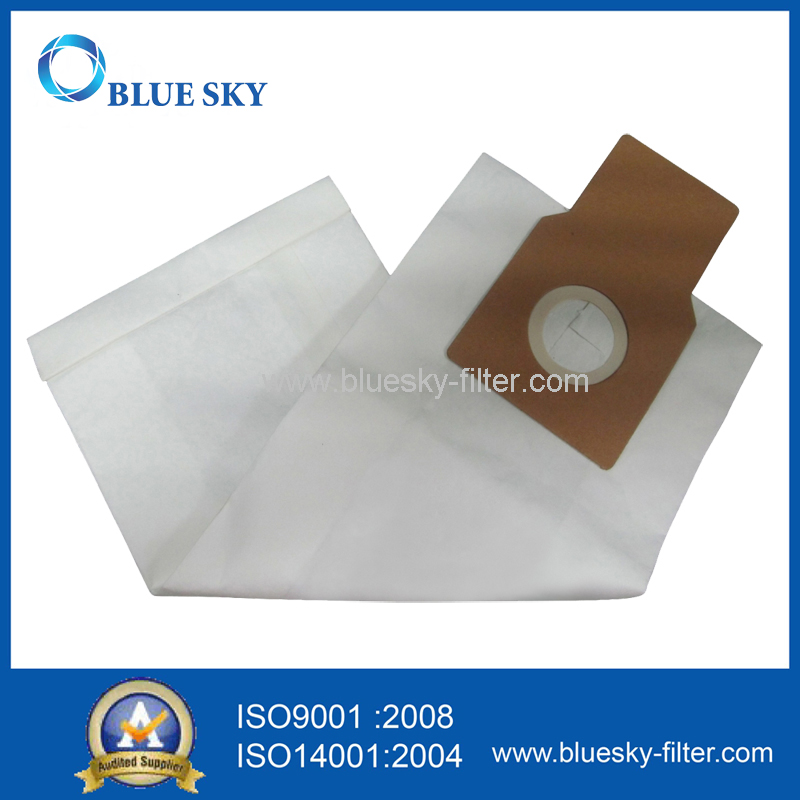 Bolsa de polvo de microfiltración por soplado derretido de papel blanco para aspiradora Kenmore U