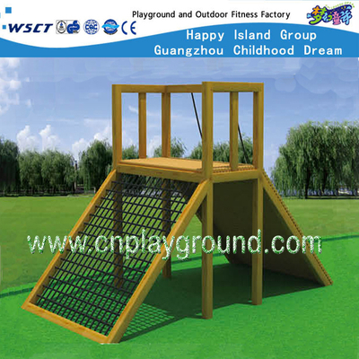 Outdoor Holzklettern Training Spielplatzgeräte für Kinder (HF-17601)