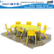 Kindergarten Kinder Curved Study Table Ausrüstung (M11-07602)