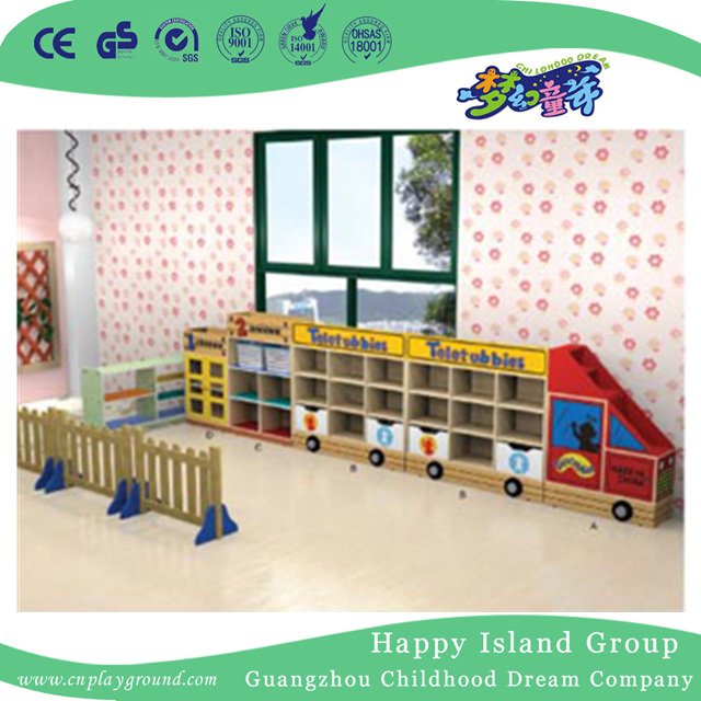 小学木制别墅教室儿童玩具储物柜 (M11-08405)