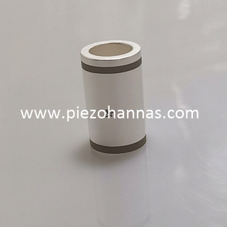 Componente de tubo de cerámica PZT5A Piezoe para medición del espesor del láser