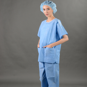 SMS Scrub Suit with V-collar, Medical Sms Scrub Suit 