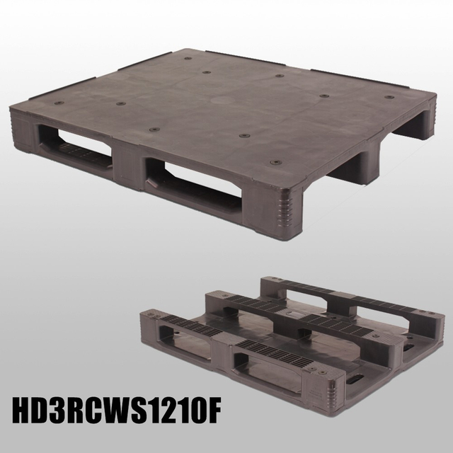 Plataforma cerrada 3Runners, plataforma de plástico Hygeian, paletas de servicio pesado a la venta