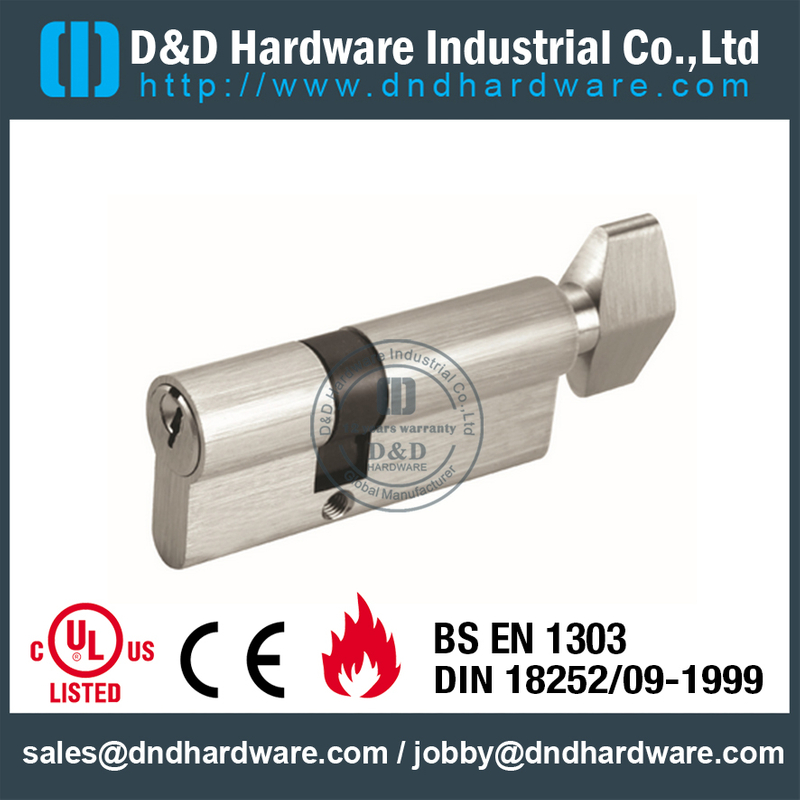 Cerraduras de cilindro de giro de pulgar europeo-DDLC002