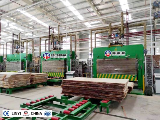 Mesin Press Plywood Hidrolik Linyi City dengan Bingkai Komposit