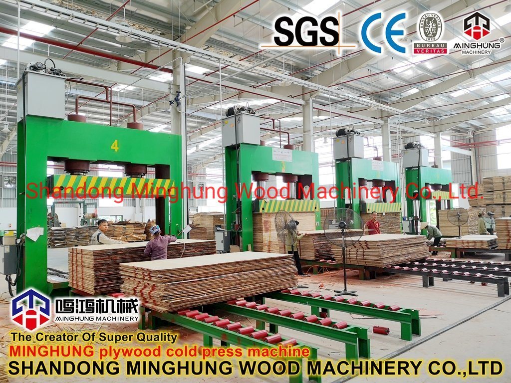 500t Cold Press Machine Plywood Pre Press Machine untuk Woodworking Based Panel
