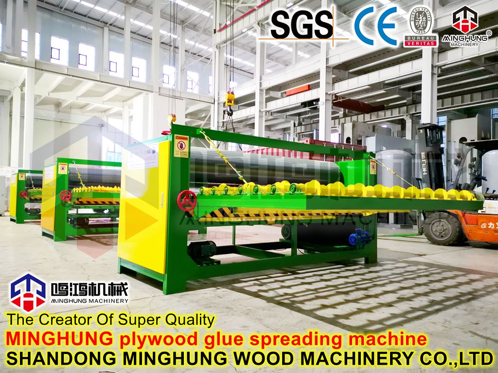 Mesin Penyebar Lapisan Lem Veneer Kayu Lapis
