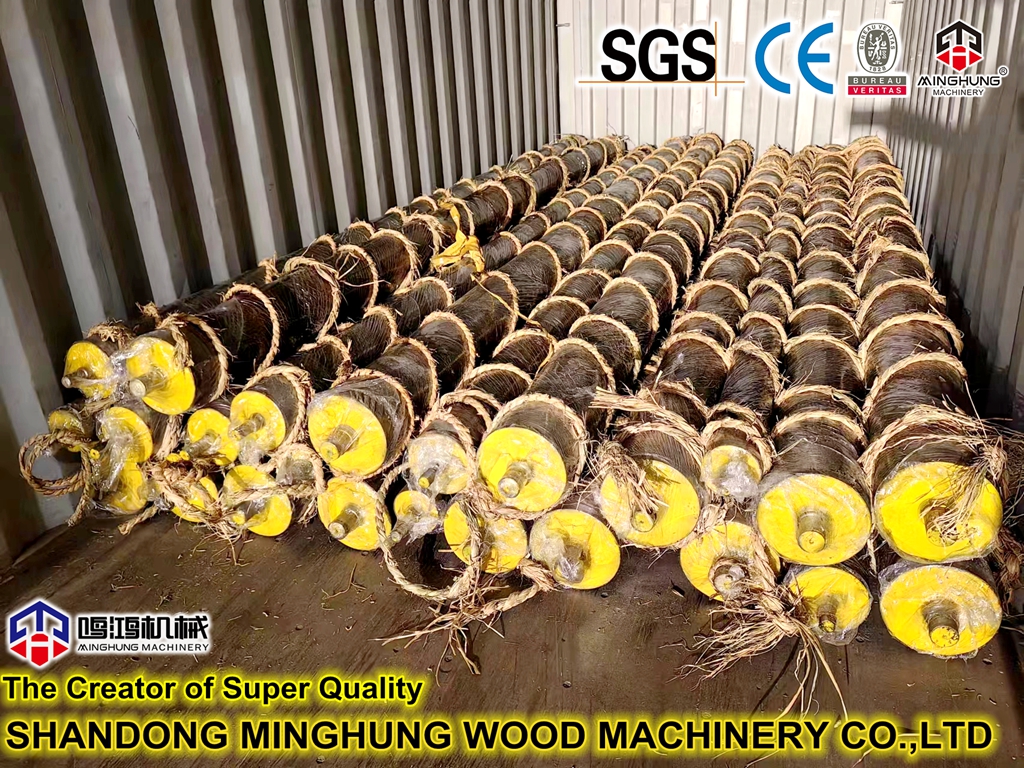 MINGHUNG pemuatan mesin pengering veneer