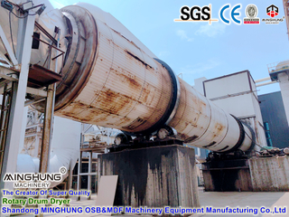 Lini Produksi Chipboard Papan Partikel OSB MDF HDF: Mesin Pengering Rol Drum Putar Tiga Kali Lipat