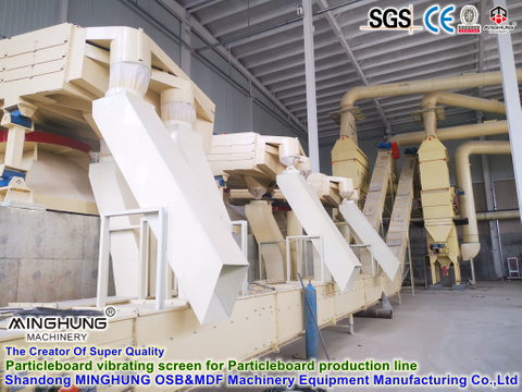 Saringan Bergetar untuk Lini Produksi Particleboard Pb OSB MDF HDF