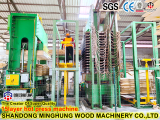 Lini Produksi Kayu Lapis Penyebar Lem Presisi Empat Rol 