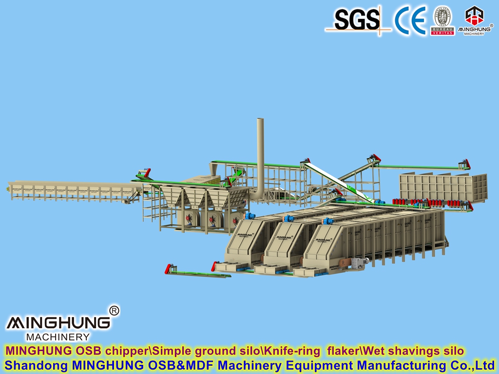 MINGHUNG OSB Chipper silo tanah sederhana